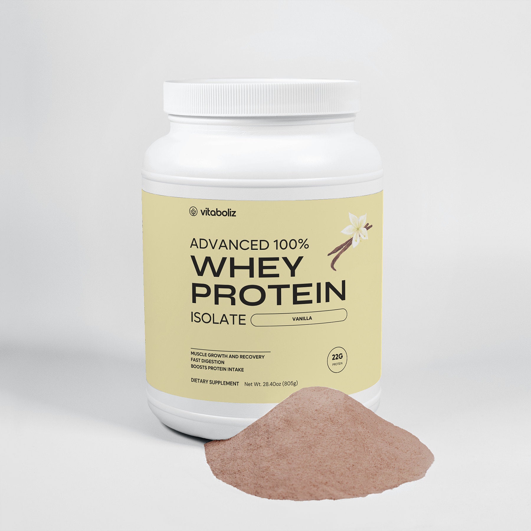 Advanced 100% Whey Protein Isolate (Vanilla)