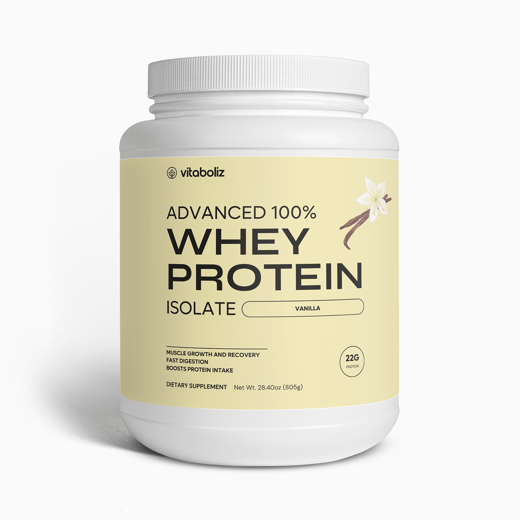 Advanced 100% Whey Protein Isolate (Vanilla)